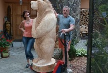 Drevený medveď