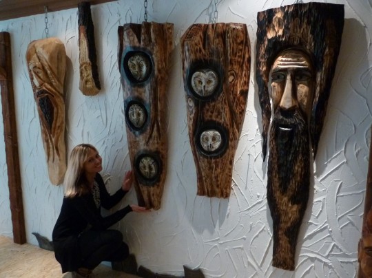 dekorácie na stenu z dreva